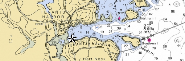 Chart of Tenants Harbor